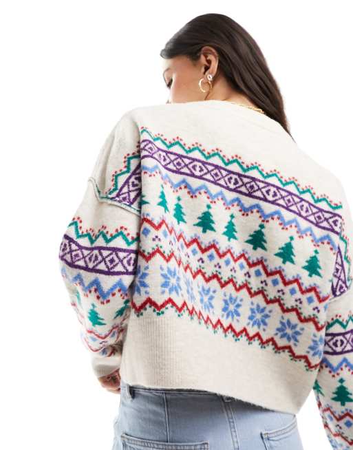 Asos fair isle outlet sweater