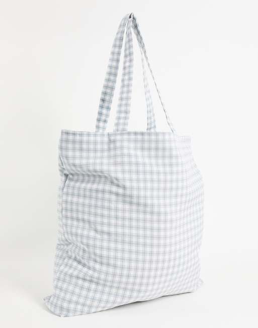 Seersucker outlet tote bag