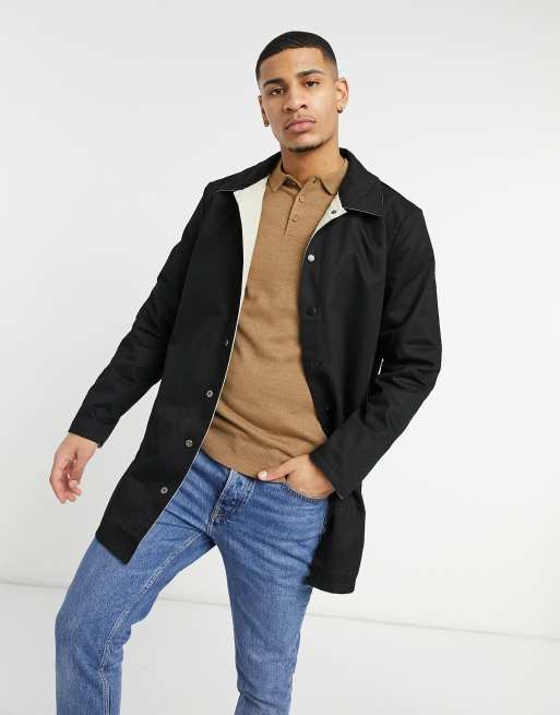 Reversible trench coat on sale mens