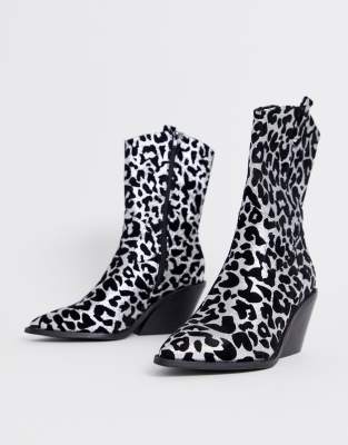 leopard boots asos