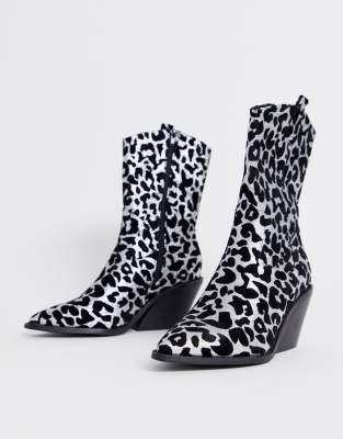 asos silver boots