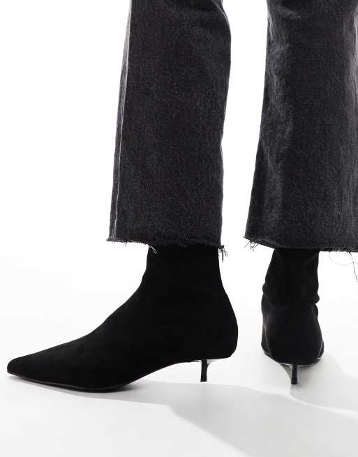 ASOS DESIGN - Rhiannon - Bottes souples à très petit talon - Noir, 4 de 4