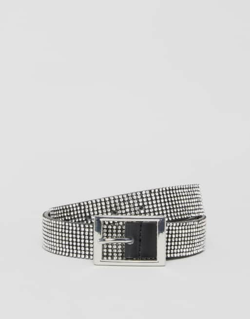 Diamante deals belt asos