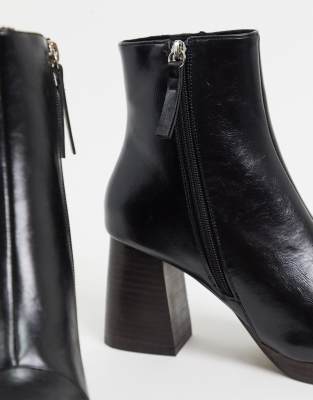 asos bottines noires