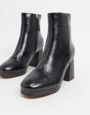 asos platform booties