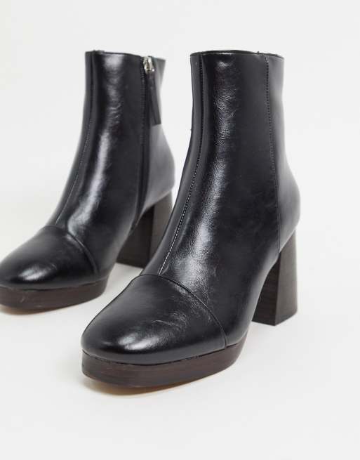 asos black platform