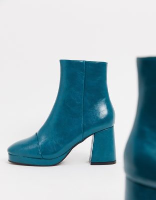 asos blue boots