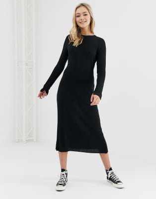 a line knit dress