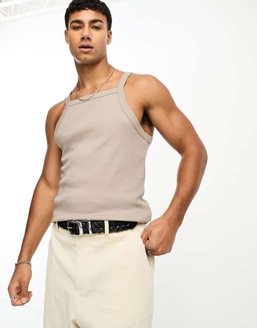 Asos mens tank tops best sale