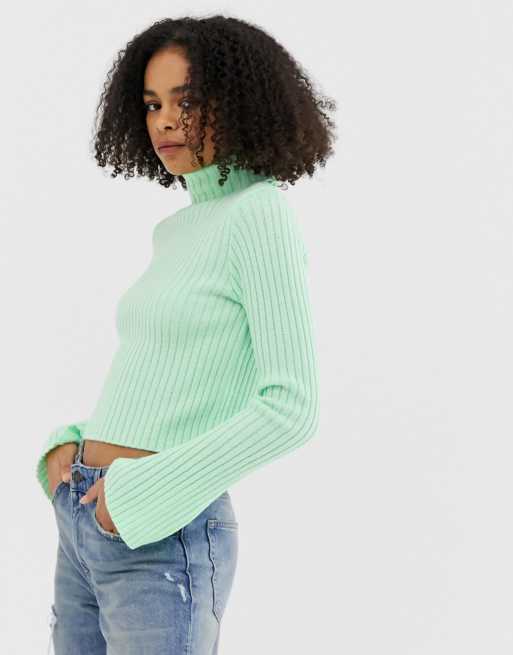 ASOS DESIGN rib roll neck jumper