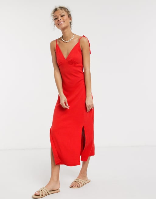 Red midi sale sundress