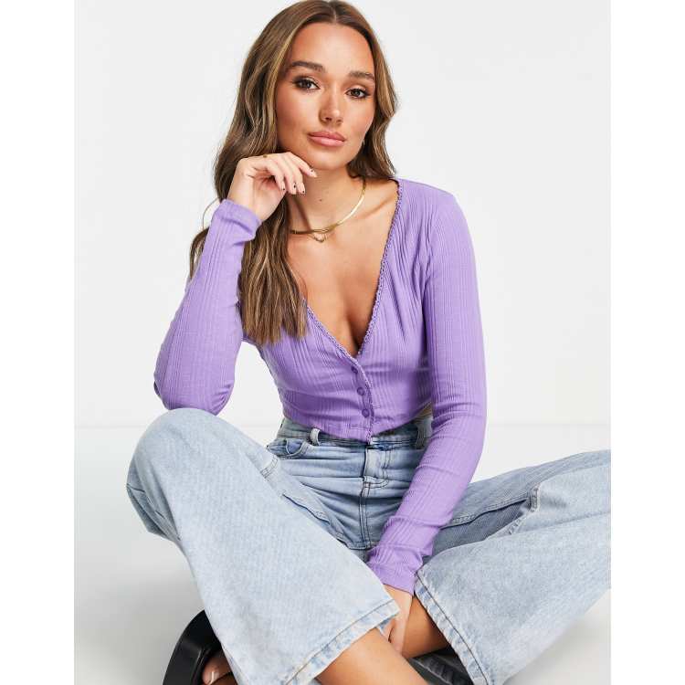 Asos discount lilac cardigan