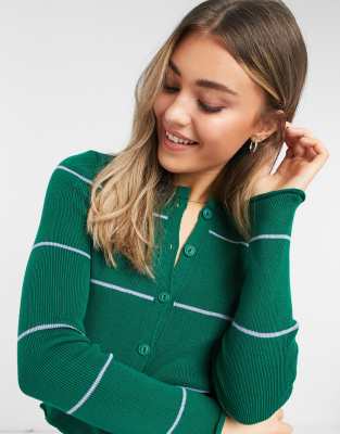 frill edge cardigan