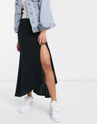 asos split skirt