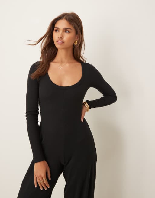 Asos long sleeve jumpsuit clearance