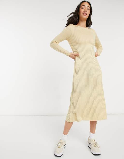 Maxi shop dress ribbed