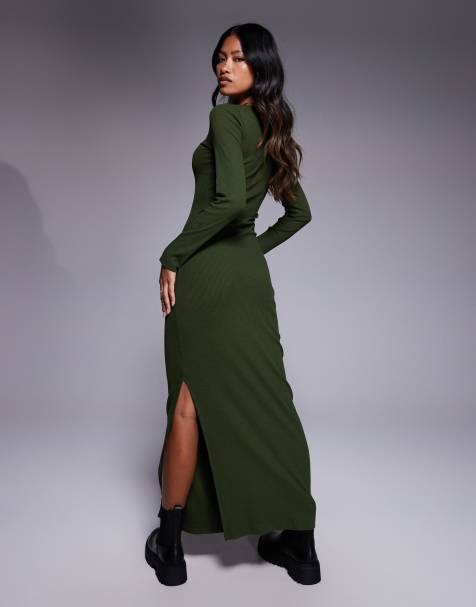 sachin and babi light blue dress Elsa Maxi Dress - Olive main image 1