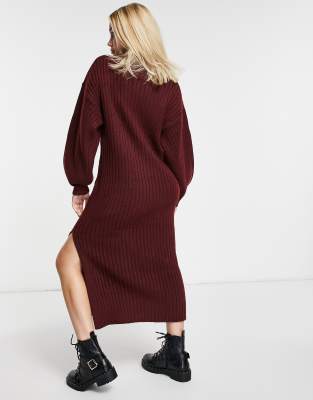 asos red jumper dress