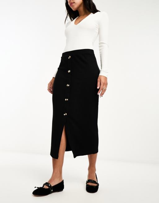 Asos design chunky 2024 ribbed midi skirt