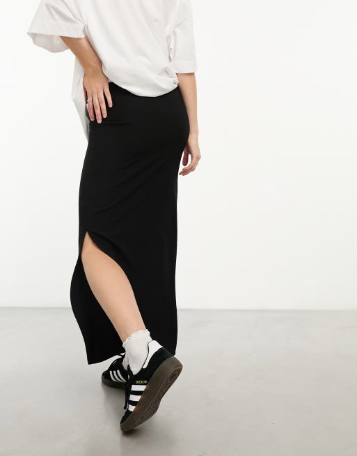 Asos ribbed midi clearance skirt