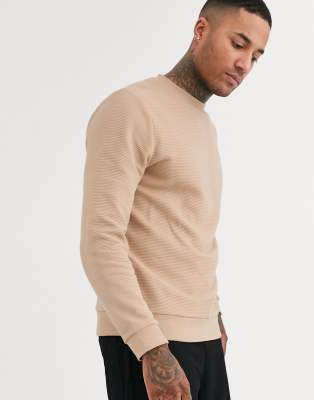 ribbed sweatshirt