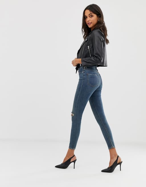 Asos ridley high waist skinny jeans discount