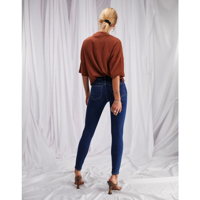 Jeans Ltnkp DESIGN - Ridley - Jeans skinny a vita alta lavaggio medio