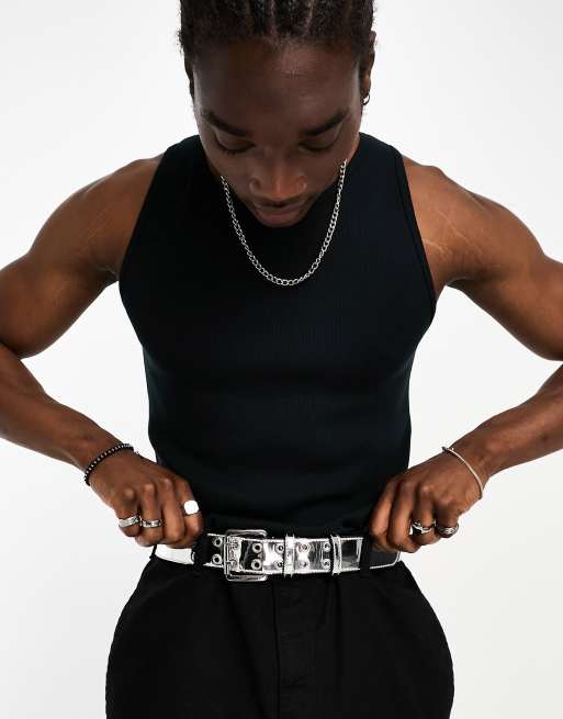 ASOS DESIGN - Riem in zilver