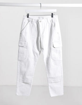 asos mens white jeans