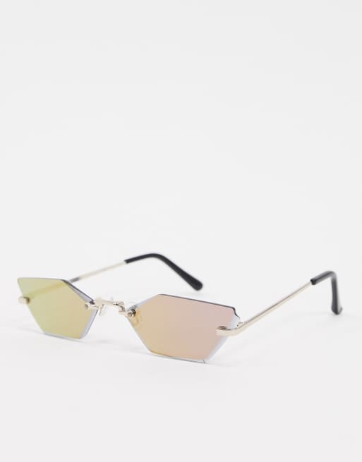 angular cat eye glasses