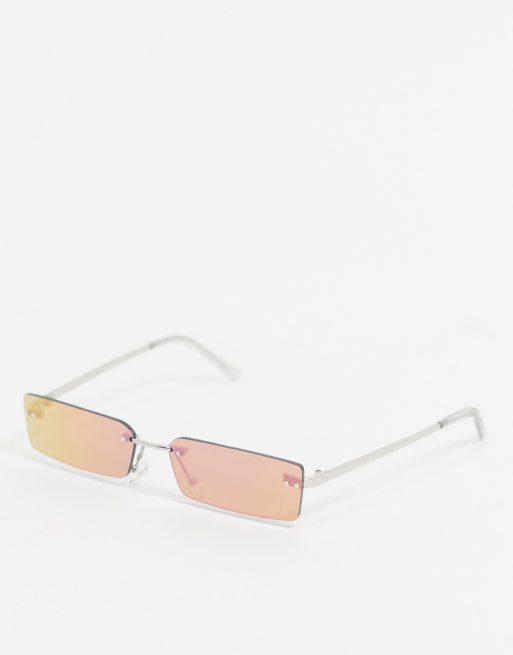 Skinny store rectangle glasses