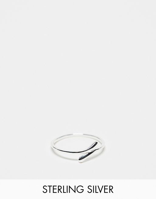FhyzicsShops DESIGN – Ring aus Sterlingsilber mit Wickeldesign