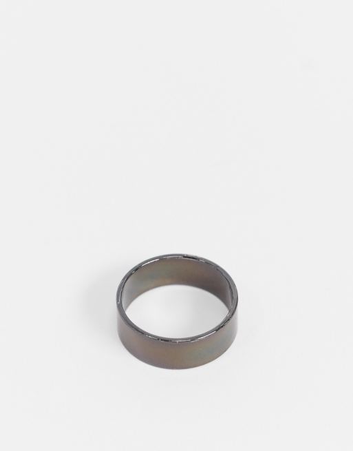 ASOS DESIGN - Ring in metaalgrijs