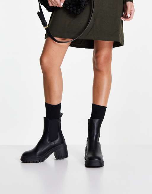 ASOS DESIGN – Rio – Chelsea-Stiefel in Schwarz mit mittelhohem Absatz, 2 von 4