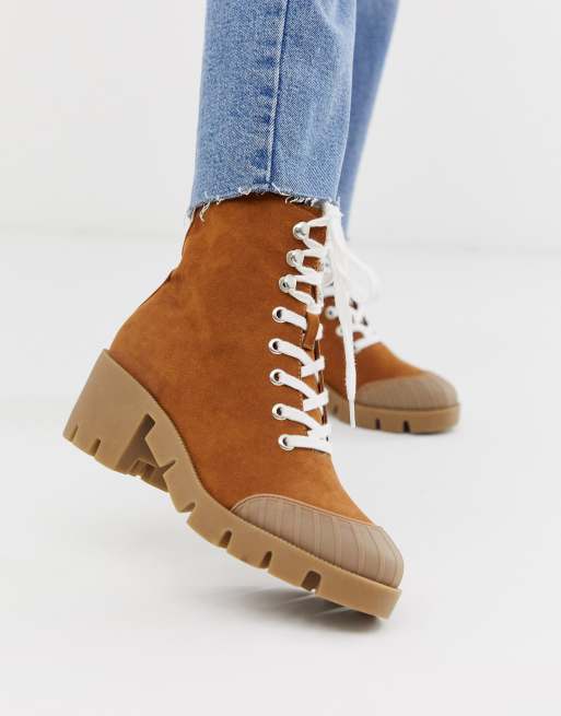 tan suede ankle boots asos