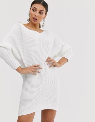 asos white off the shoulder dress