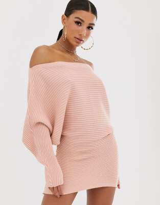 over the shoulder sweater dress