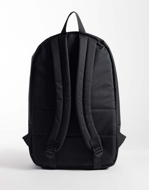 ASOS DESIGN ripstop nylon backpack in black, 2 of 5