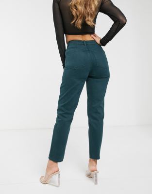 green mom jeans