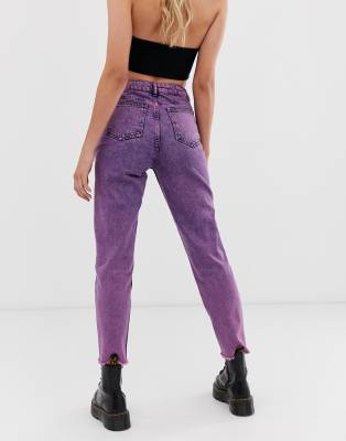 lavender mom jeans