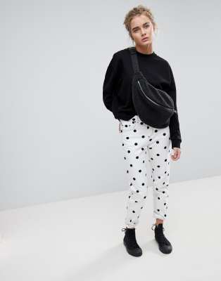 polka dot trousers asos