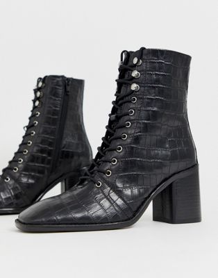 black rivet boots
