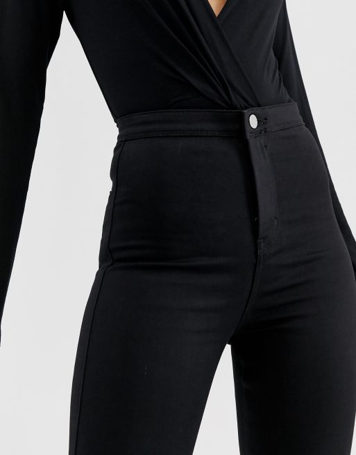 ASOS DESIGN - Rivington - Denim jeggings met stevige stretch in zwart, 3 van 3