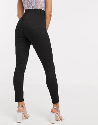 black jeggings with belt loops