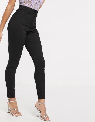 black jeggings with belt loops