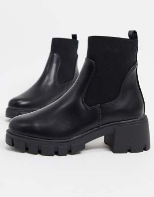 asos design revival chunky chelsea boots