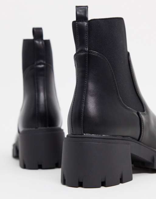 ASOS DESIGN Robbie chunky chelsea boots in black, 2 of 4