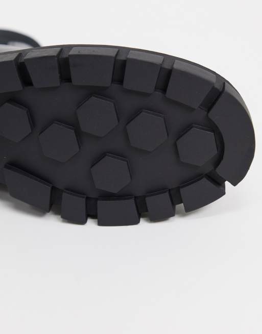 ASOS DESIGN Robbie chunky chelsea boots in black, 4 of 4