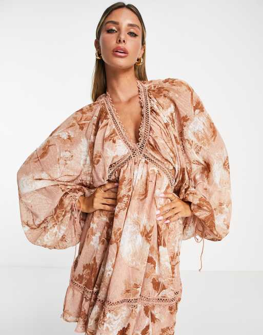 Robe asos rose poudré hot sale