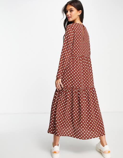 Asos robe a pois sales